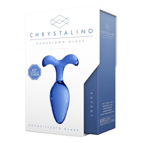 Chrystalino 4.5 in. Glass Wand Dildo