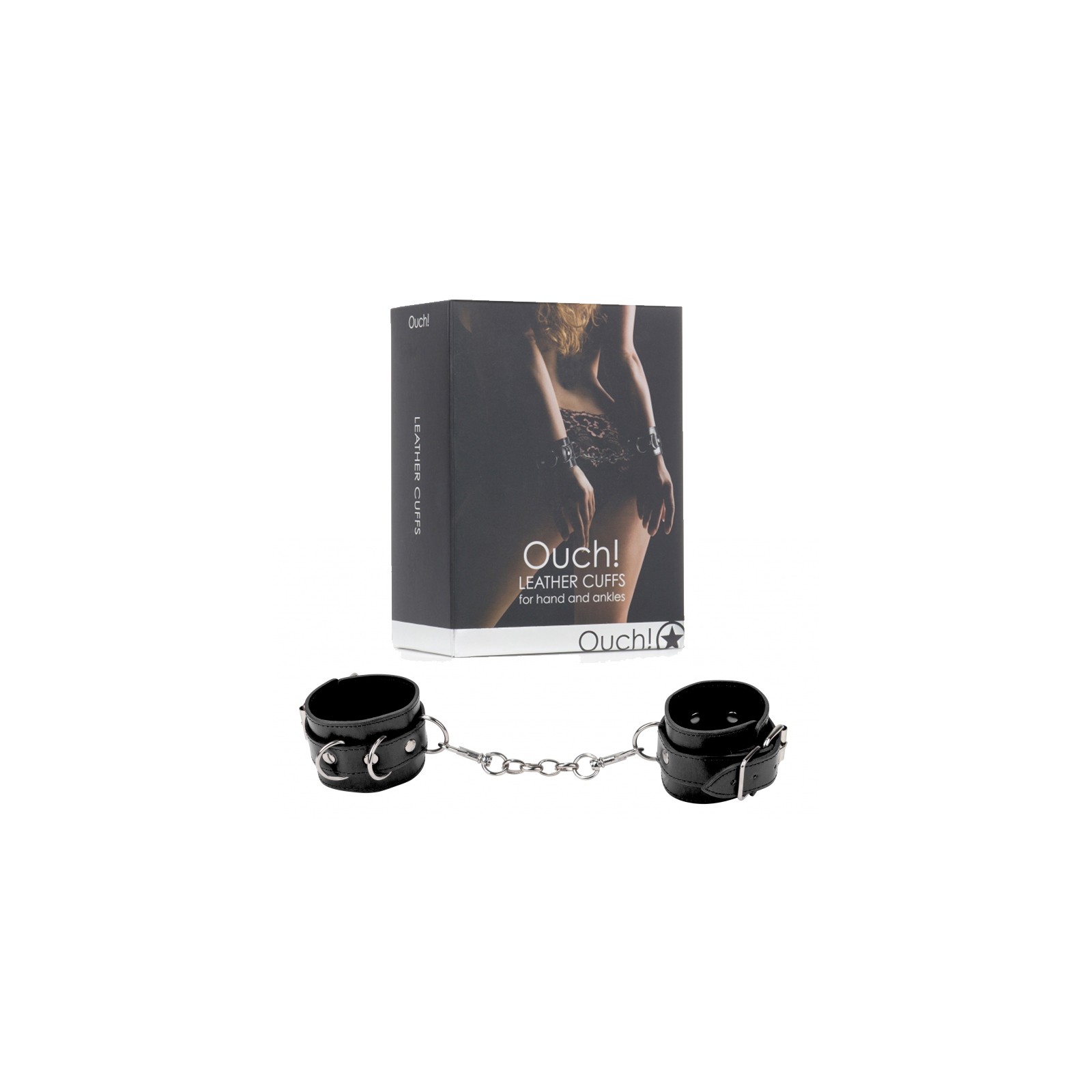 Ouch! Adjustable Hand & Ankle Cuffs for Luxury Bondage