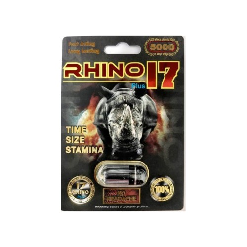 Rhino 17 Plus 5000 Male Enhancement Supplement