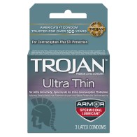 Condones Trojan Ultra Thin para Seguridad Mejorada