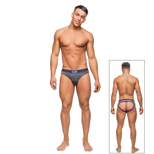 Thong Cutout Heather Haze de Male Power para Comodidad