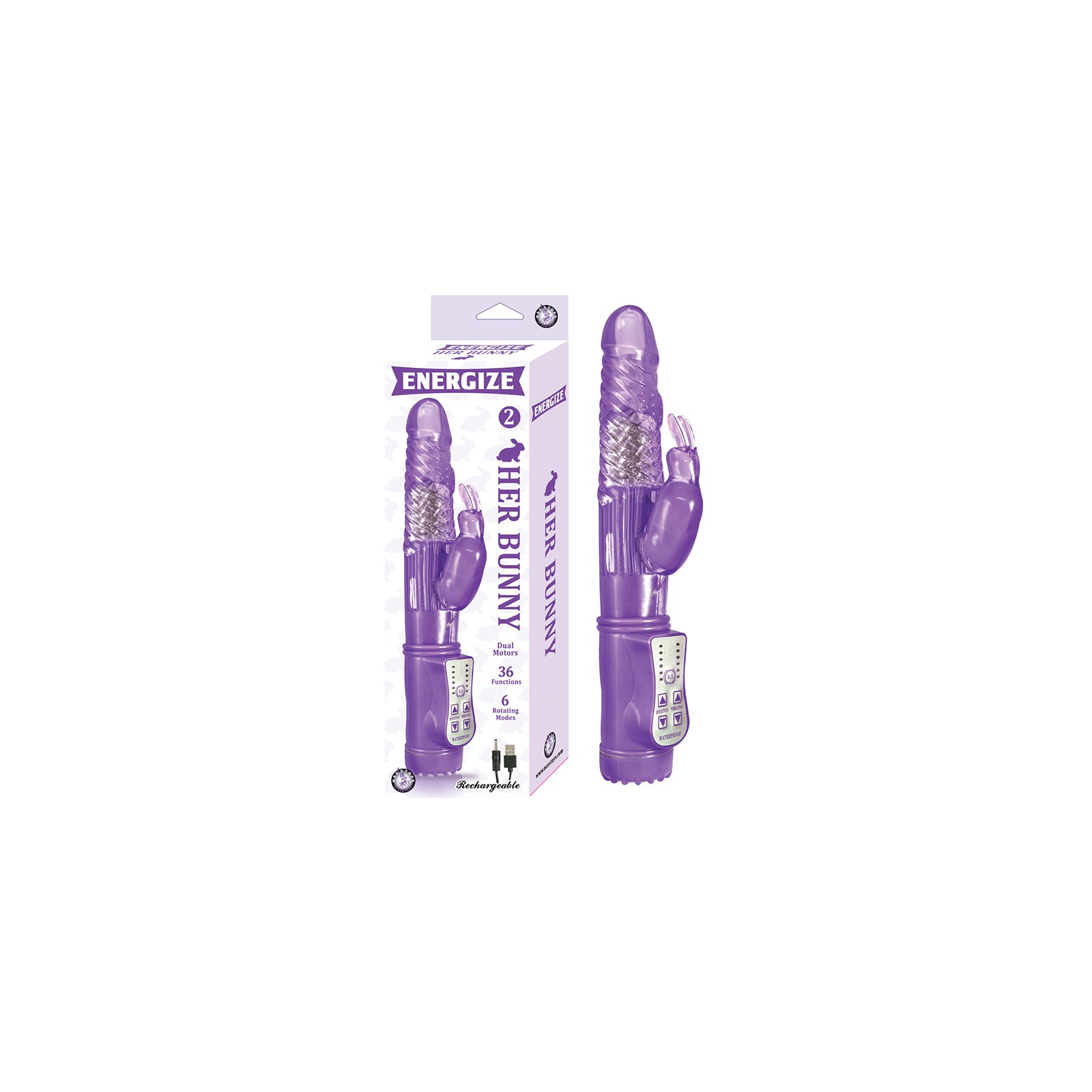 Energize Her Bunny 2 Dual Motor Rabbit Vibrator