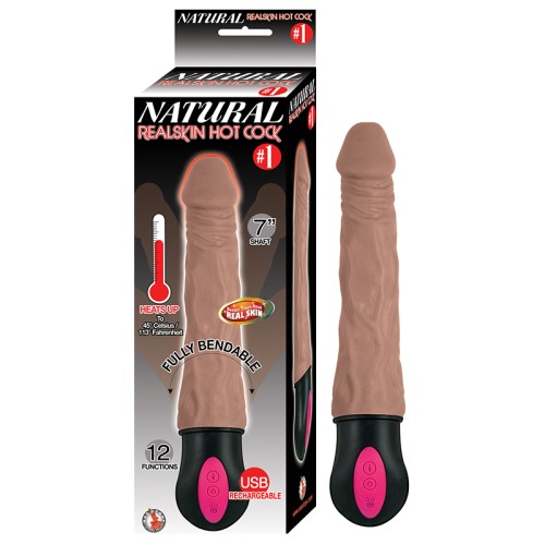 Dildo Natural Realskin Hot Cock #1 Totalmente Flexible