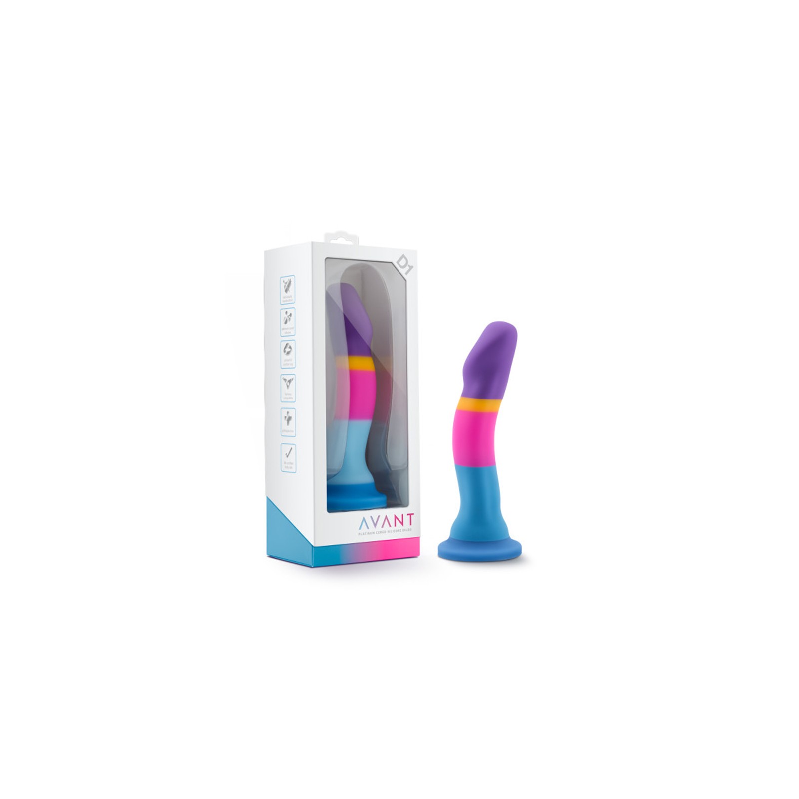 Avant D1 Hot 'n' Cool Dildo de Silicona de 7.5 Pulgadas