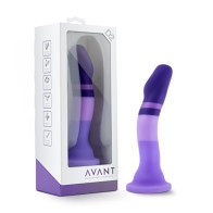 Avant D2 Lluvia Púrpura Dildo de Silicona 7.5in - Placer Realista