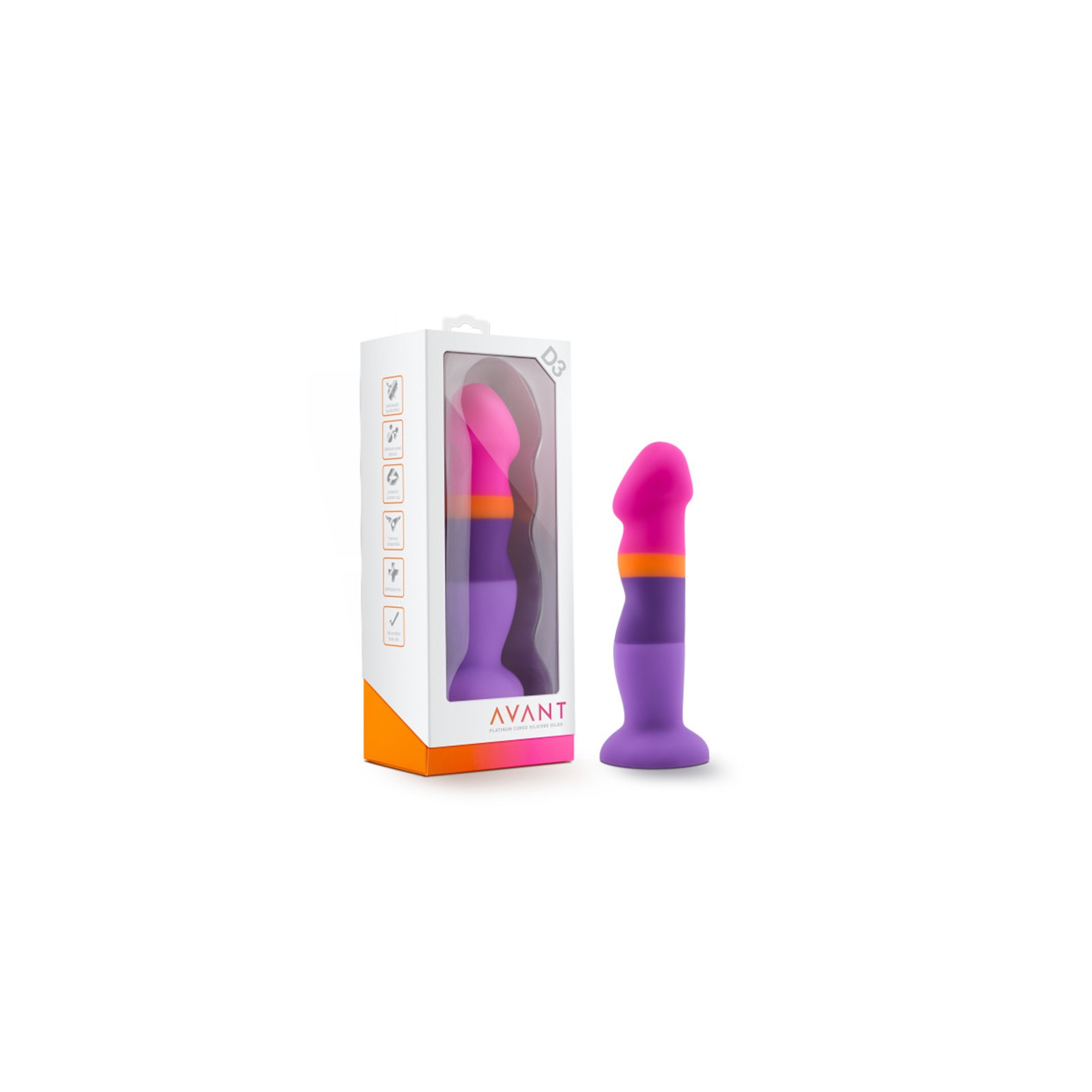 Avant D3 Summer Fling 8 in. Silicone Dildo