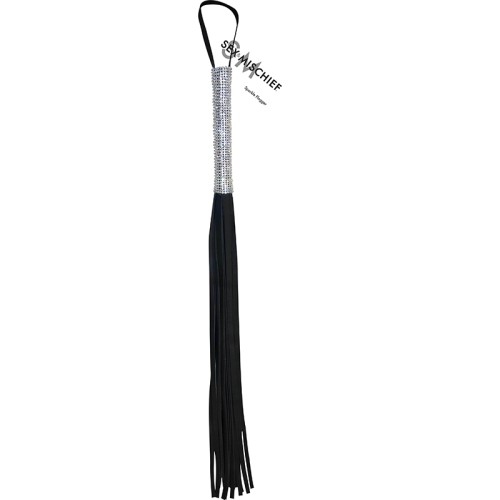 Sportsheets Sparkle Flogger Black - Fantasy Accessory