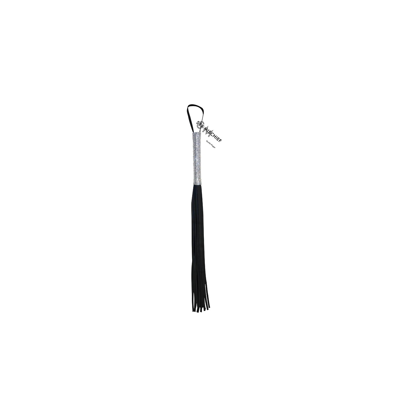 Sportsheets Sparkle Flogger Black - Fantasy Accessory