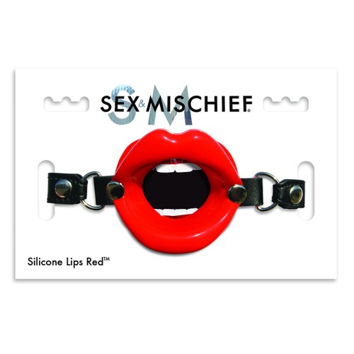 Gag Ajustable de Labios de Silicona Sportsheets Sex & Mischief