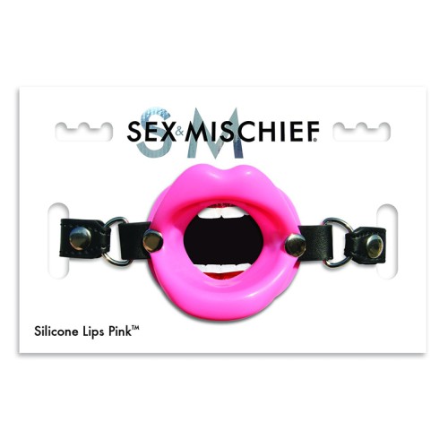 Sex & Mischief Silicone Lips Gag for Ultimate Bondage Fun