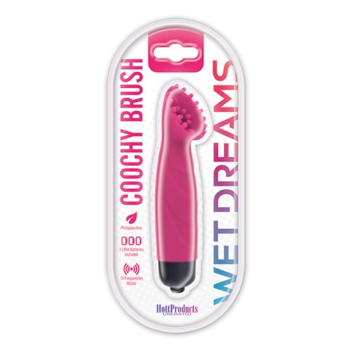 Wet Dreams Coochy Brush Herramienta de Placer de 10 Funciones