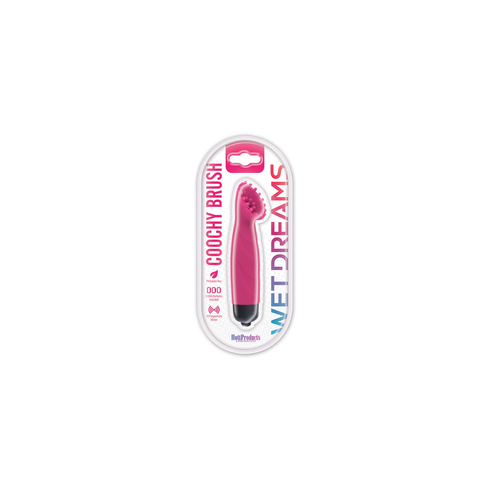 Wet Dreams Coochy Brush Herramienta de Placer de 10 Funciones