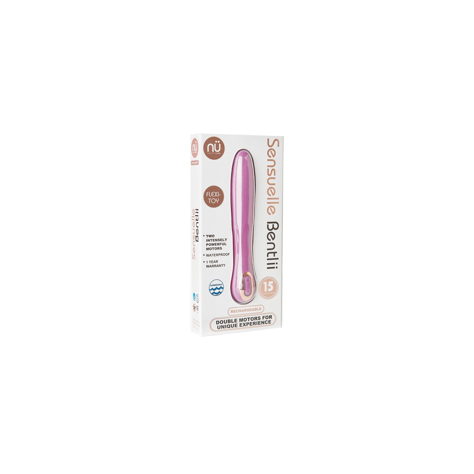 Nu Sensuelle Bentlii Silicone Vibrator Purple