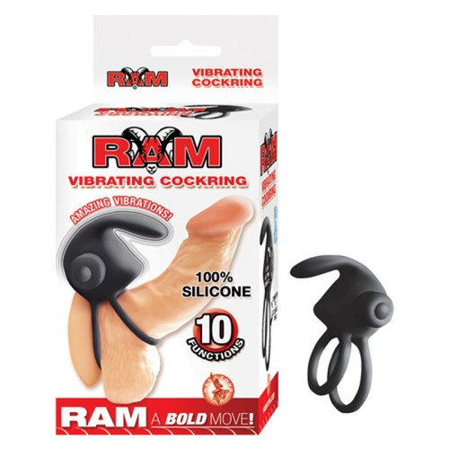 Anillo Vibrador Ram Negro