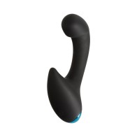 OptiMALE Vibrating P-Massager Wireless Remote Black