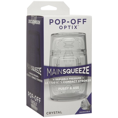 Main Squeeze Pop-Off Optix Dual Opening Stroker