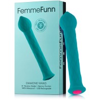 FemmeFunn Diamond Wand Vibrator for Varied Pleasure