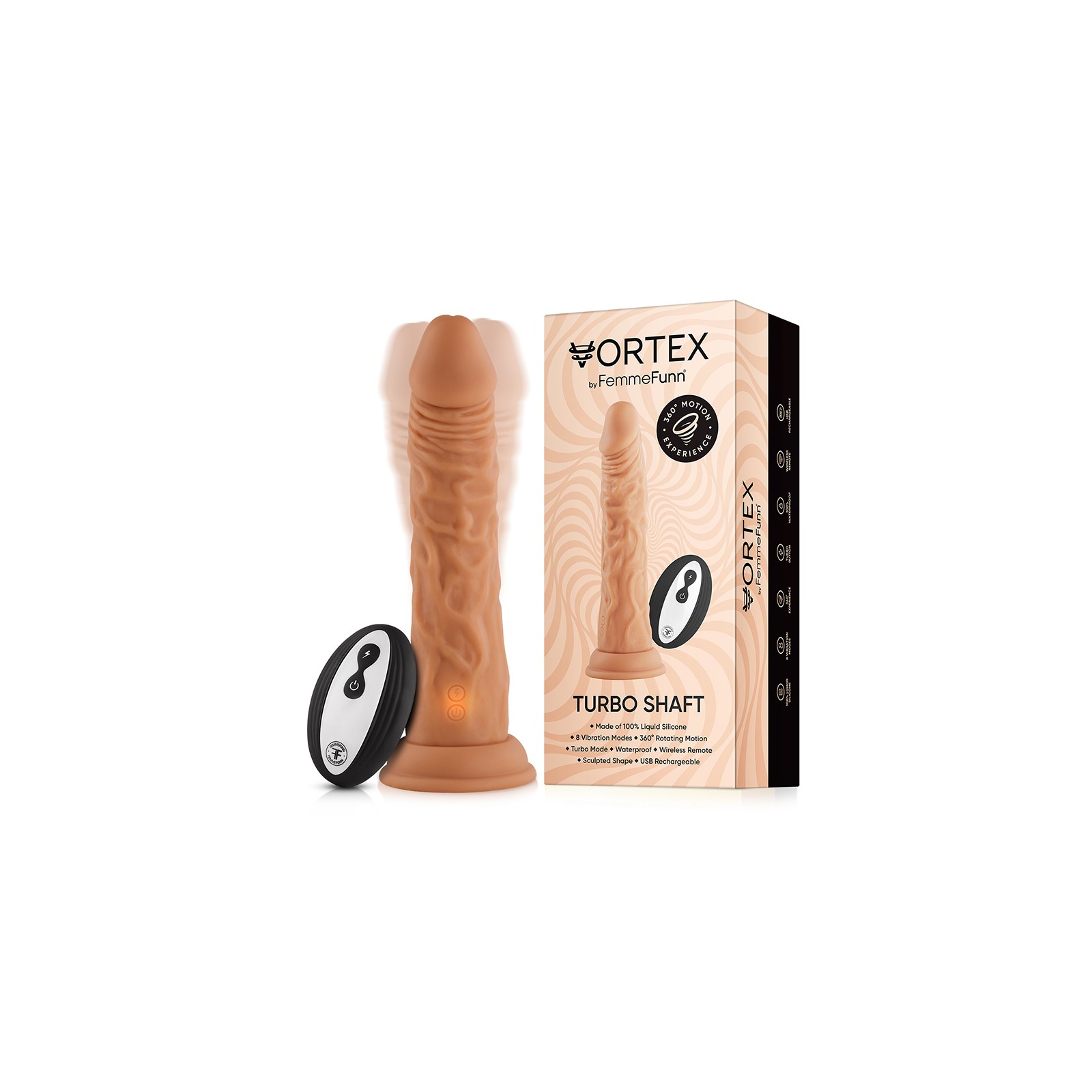 Dildo Vibrador FemmeFunn Vortex Turbo Shaft 8 pulgadas