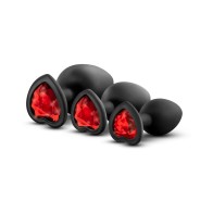 Luxe Bling Plug Training Kit Black Red Gem