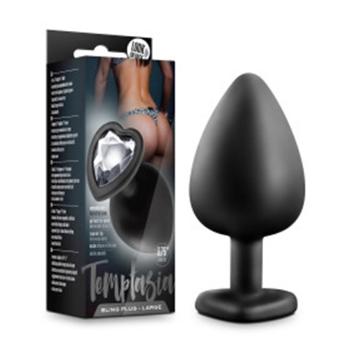 Temptasia Bling Anal Plug Large Black