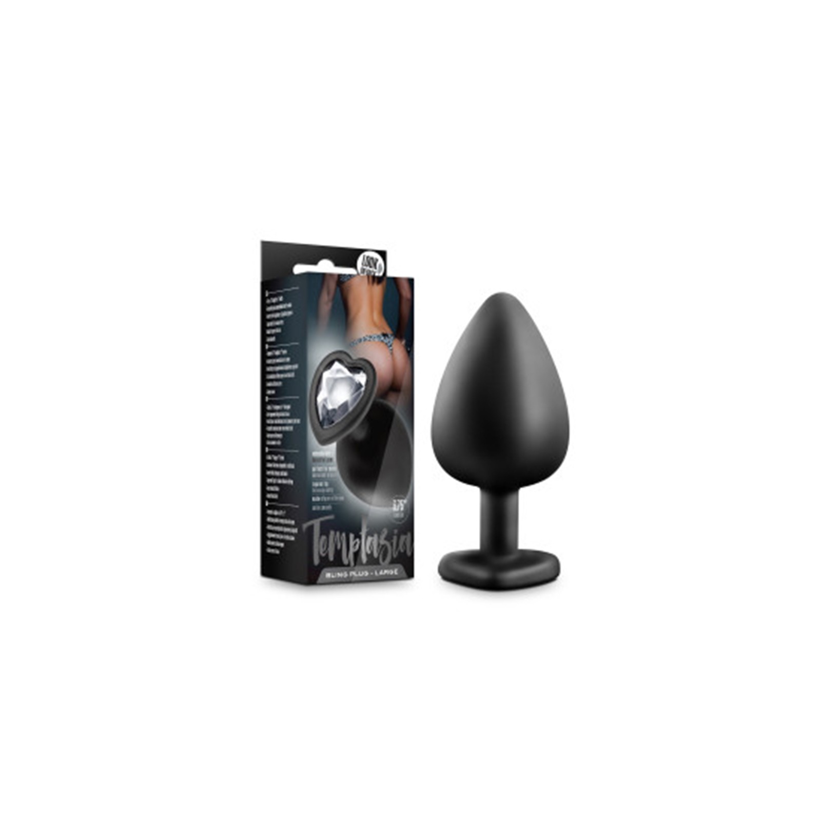 Temptasia Bling Anal Plug Large Black