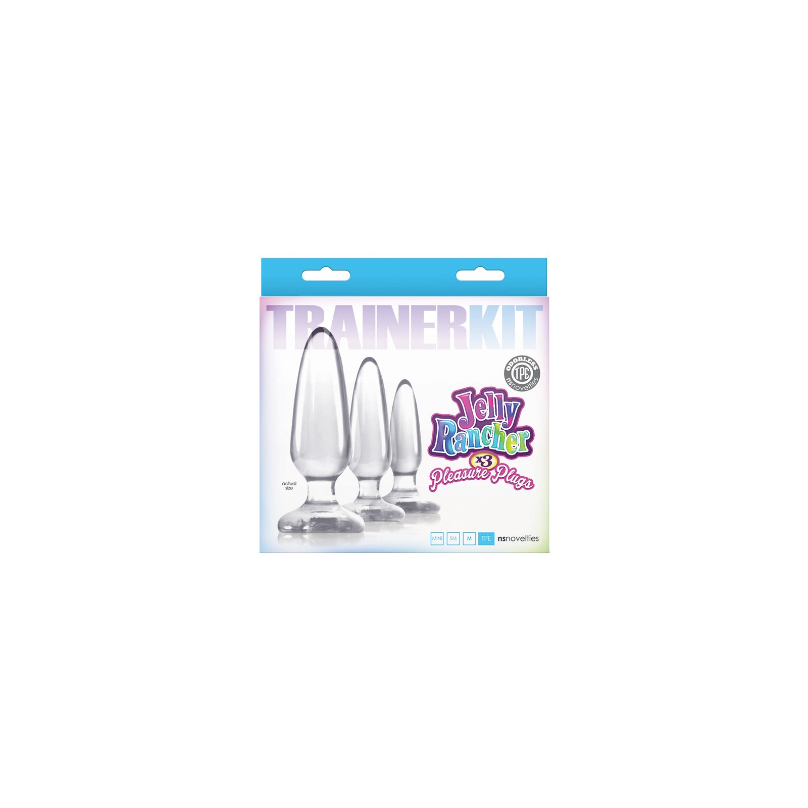 Jelly Rancher Pleasure Plugs Trainer Kit Clear