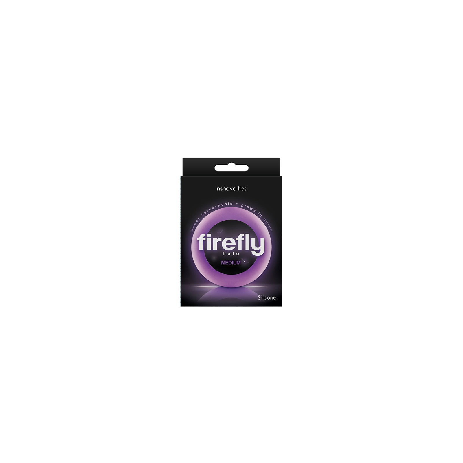 Firefly Halo Medium Purple Cock Ring