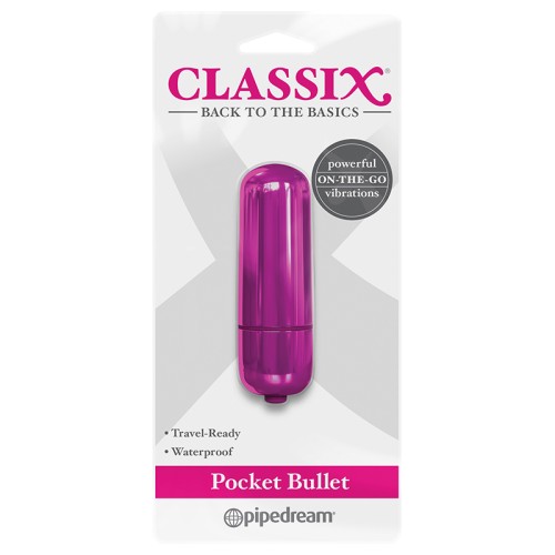 Vibrador Bullet Pocket Classix de Pipedream - Placer en Movimiento