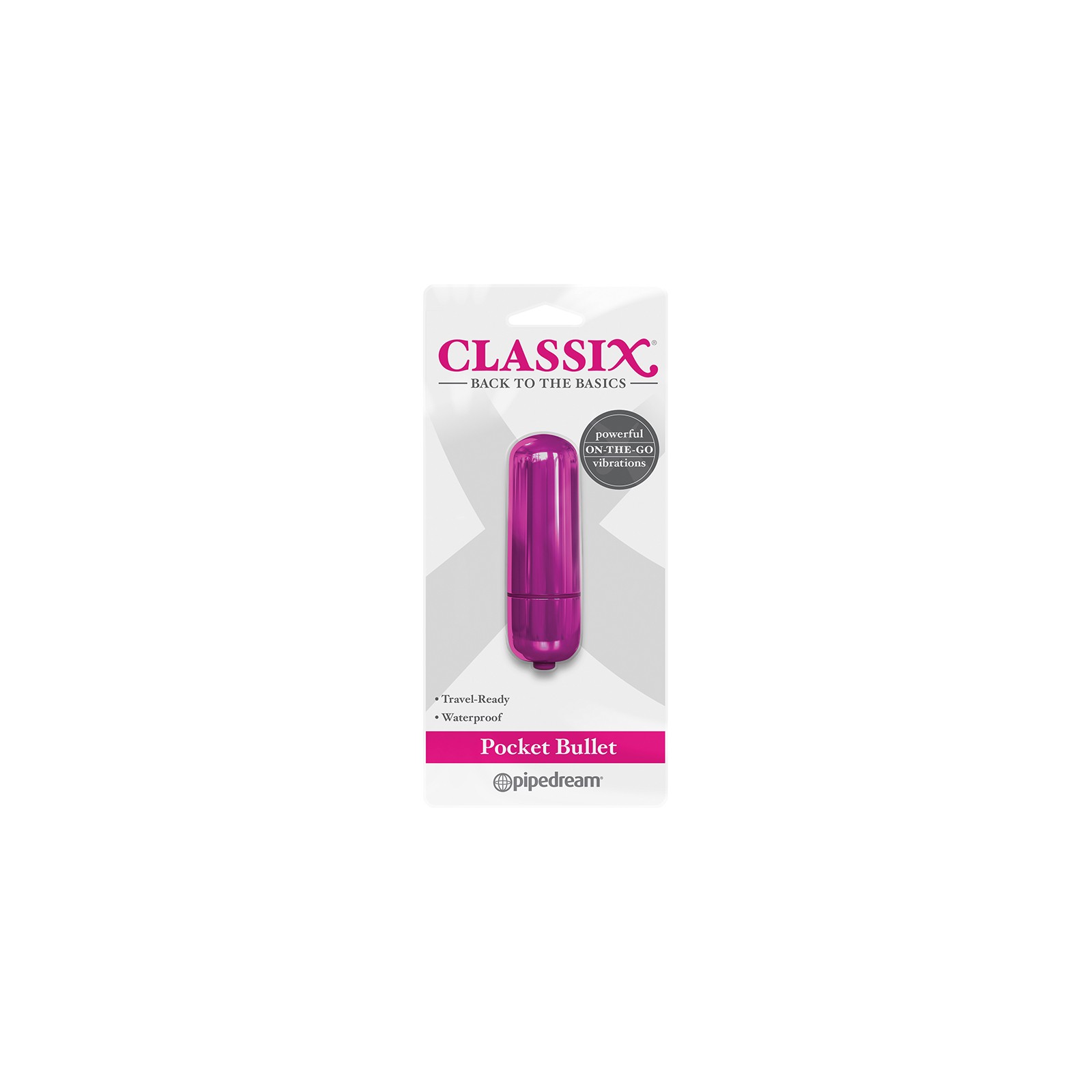 Pipedream Classix Pocket Bullet Vibrator - For On-the-Go Pleasure