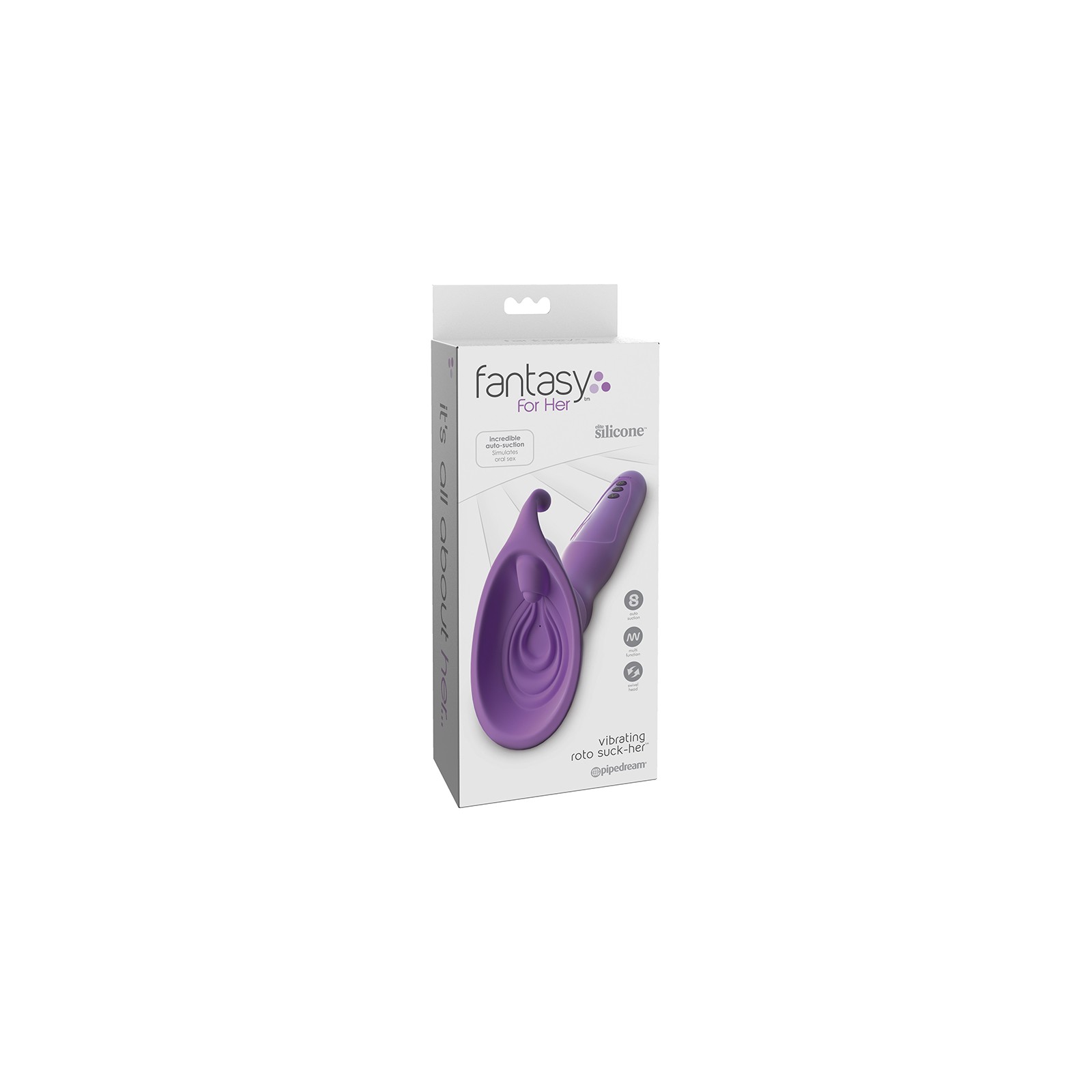 Pipedream Fantasy For Her Vibrating Roto Suck-Her Purple