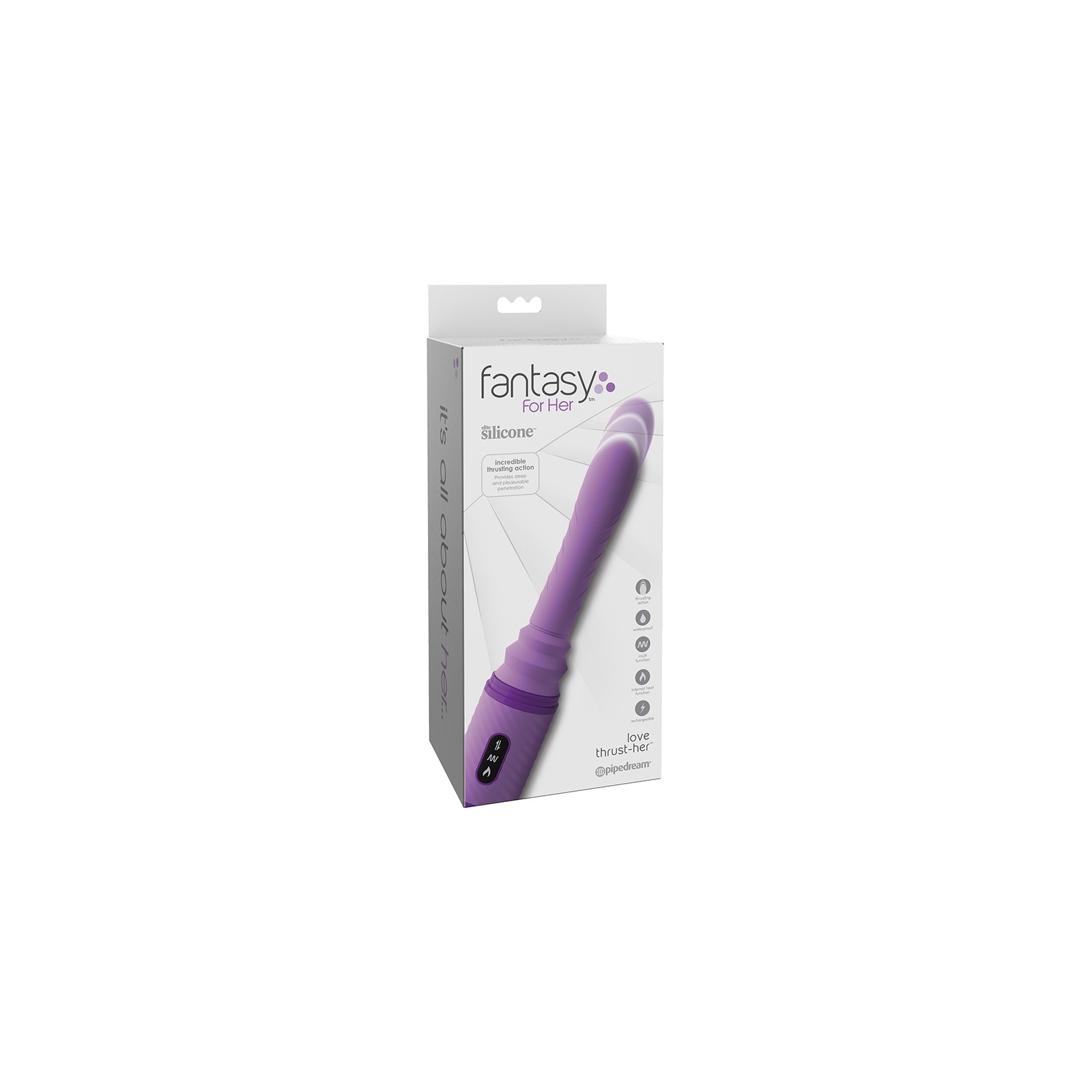 Pipedream Fantasy Thrust-Her Rechargeable Silicone Vibrator