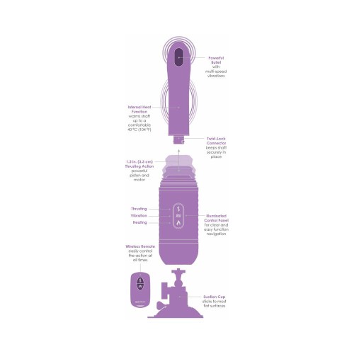 Pipedream Fantasy Thrust-Her Rechargeable Silicone Vibrator