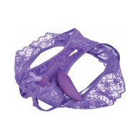 Panty Crotchless Thrill-Her con Vibrador