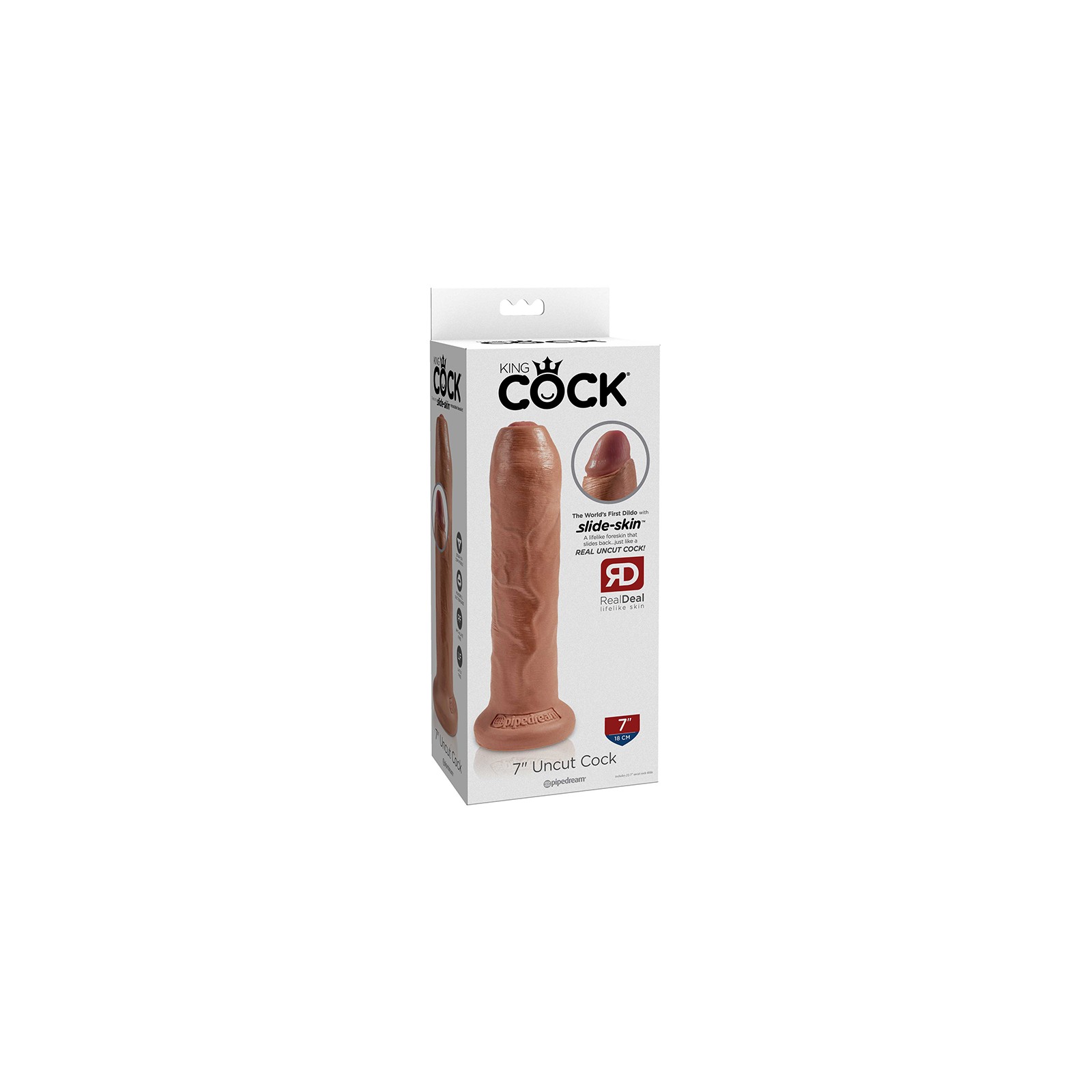 Dildo Realista Pipedream King Cock 7 Pulgadas