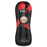 PDX Elite Vibrating Stroker Oral - Ultimate Satisfaction