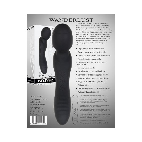 Evolved Wanderlust Dual-Ended Wand for All-around Pleasure