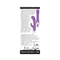 Evolved Enchanted Bunny Silicone Rabbit Vibrator Purple