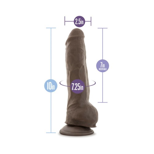 Au Naturel Big Boy 10 in. Dildo with Dual Density for Thrilling Experiences