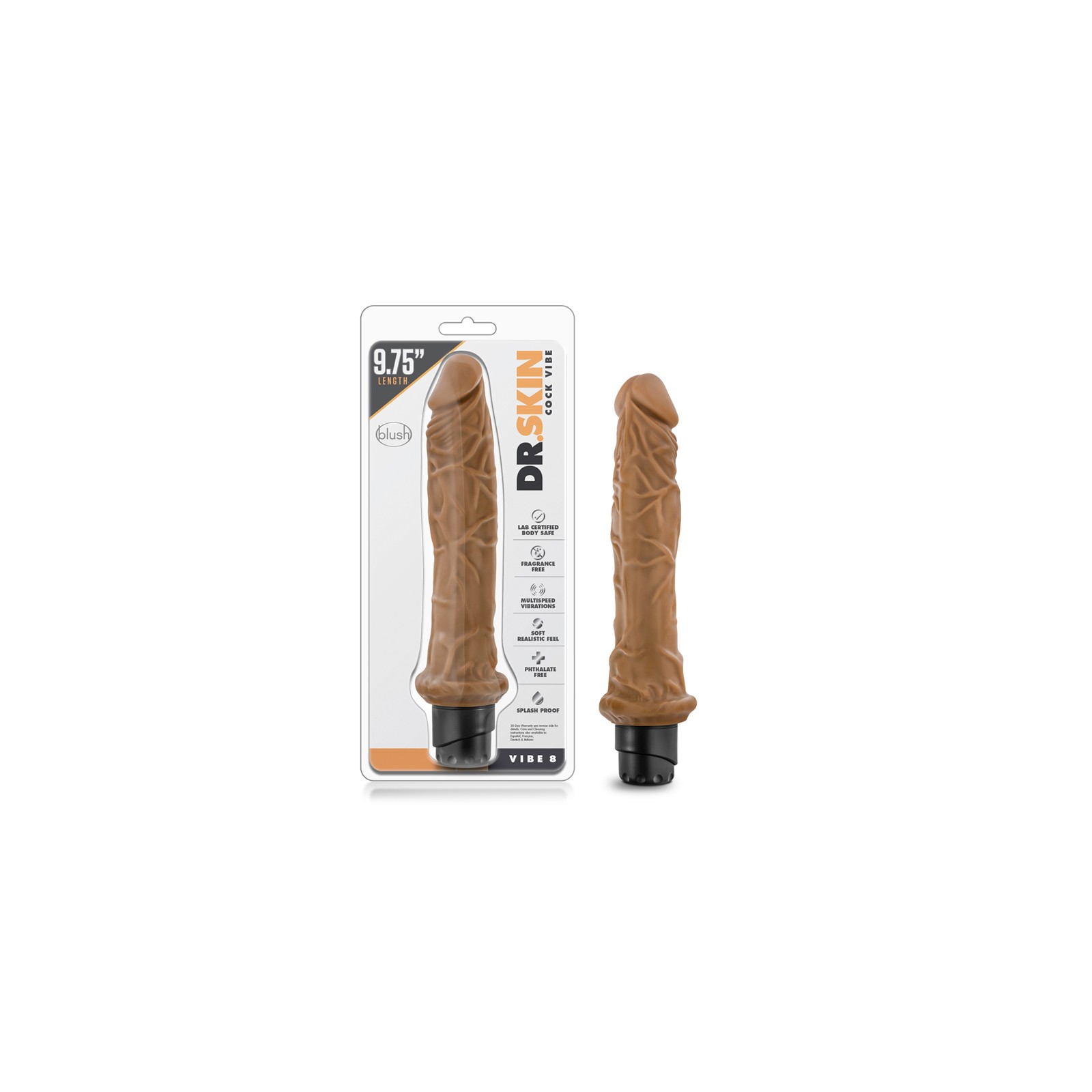 Dildo Vibrante Realista Dr. Skin Vibe 8