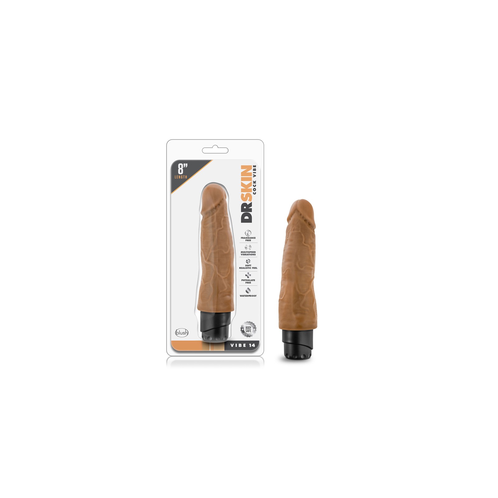 Dildo Vibrador Realista Dr. Skin Vibe 14