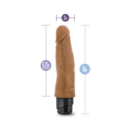 Realistic Dr. Skin Vibe 14 Vibrating Dildo