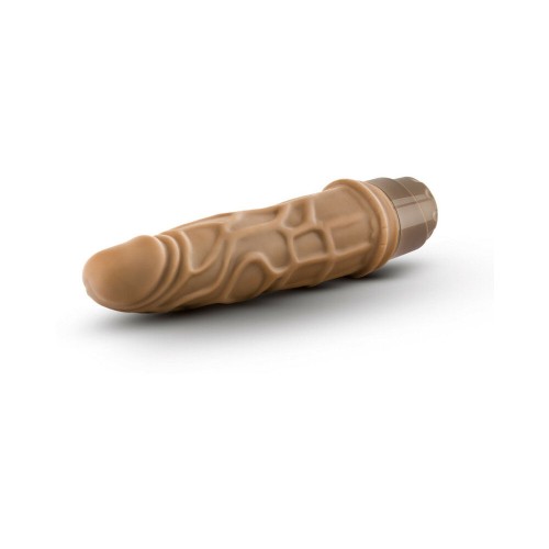 Dr. Skin Vibe 3 Realistic 7.25 Inch Vibrating Dildo Tan