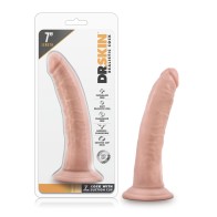 Dildo Realista de 7 in. Dr. Skin para Placer Real