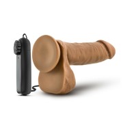 Loverboy Soccer Champ Dildo Vibrador Control Remoto 8 in. con Bolas Beige