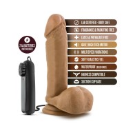 Loverboy Soccer Champ Dildo Vibrador Control Remoto 8 in. con Bolas Beige