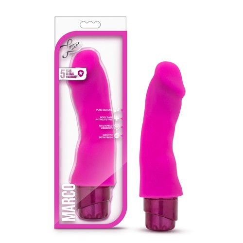 Dildo Vibrador Luxe Marco Rosa