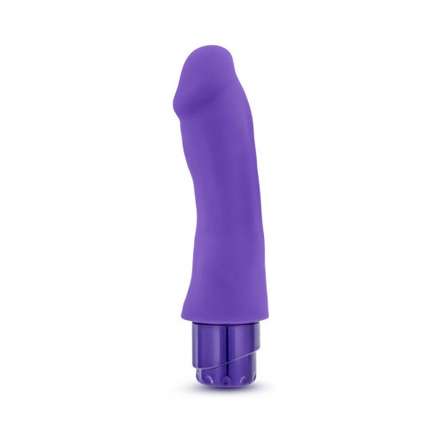 Dildo Vibrador de Silicona Luxe Marco de 7.75 Pulgadas Morado