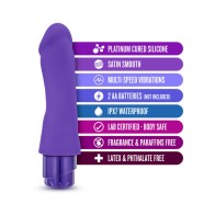 Dildo Vibrador de Silicona Luxe Marco de 7.75 Pulgadas Morado