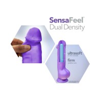 Dildo de Densidad Dual Neo 6 in. - Rosa Neón