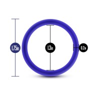 Performance VS1 Pure Premium Silicone Cockrings 3-Pack Medium Indigo - Enhance Stamina